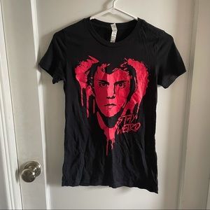 Evan Peters Stay Weird Represent T Shirt